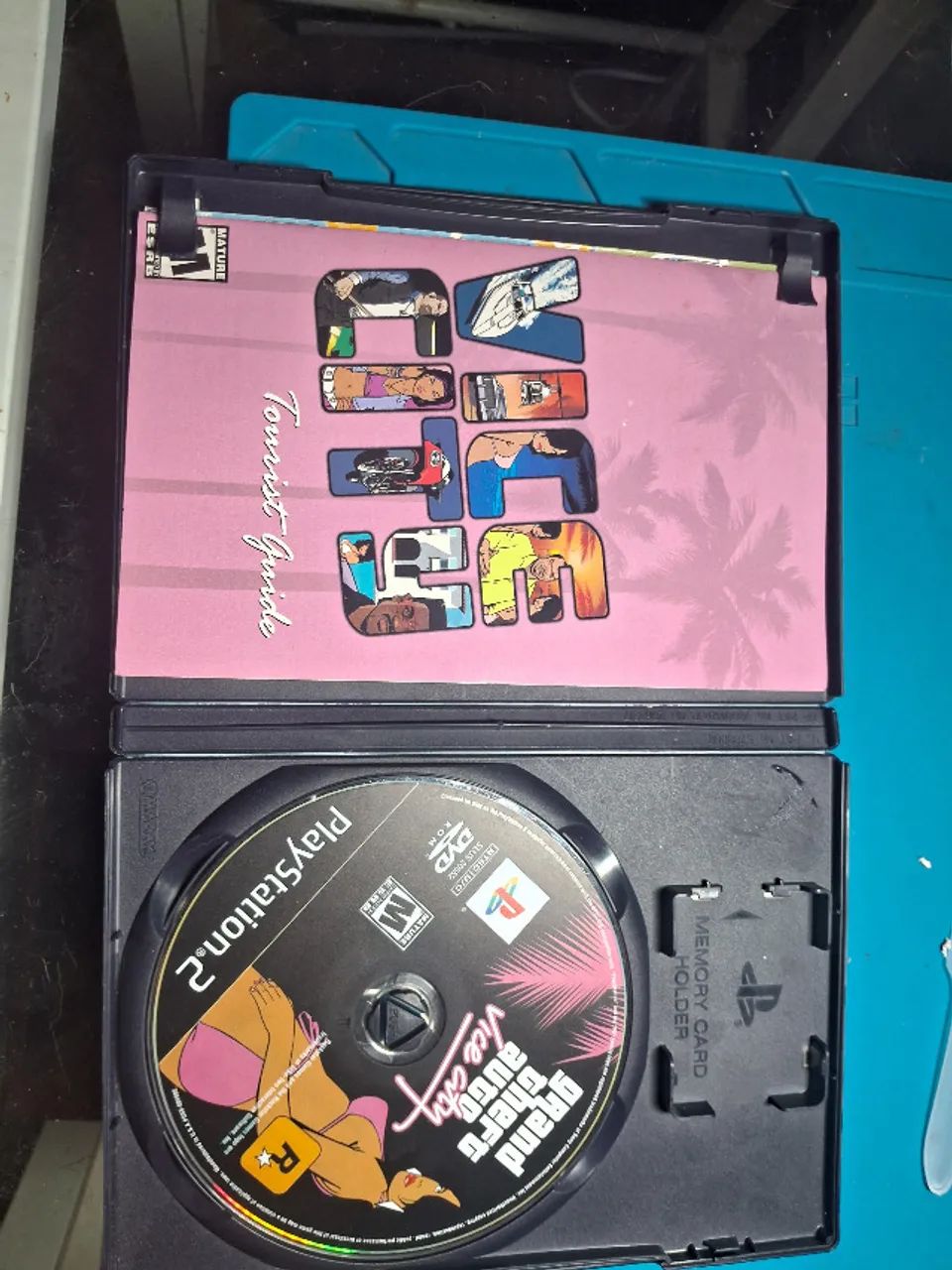 GTA Vice City para PS2 NTSC-U/C com mapa e manual - Foto 2