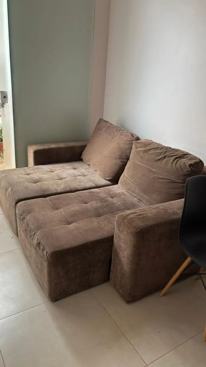 Sofá Retrátil 2 Lugares (2,00m x 1,00m) - R$ 450 - Foto 4