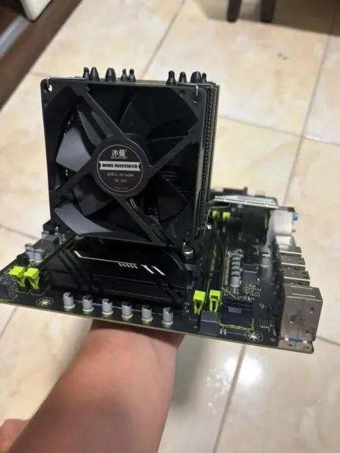 IMPERDÍVEL: KIT XEON E5-2680 V4 + MACHINIST X99 + COOLER DUAL FAN! | PLACA COM DEFEITO  - Foto 4