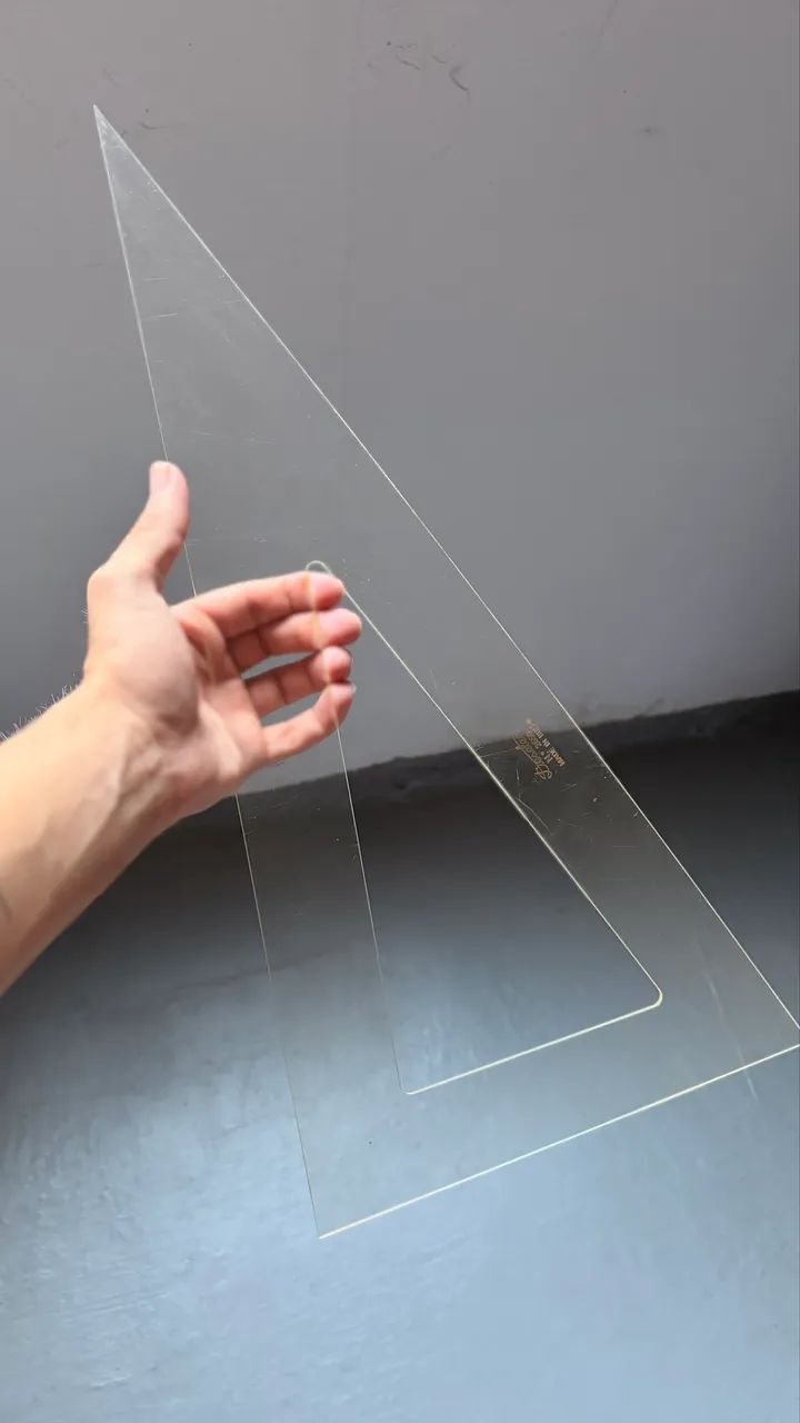 Esquadro de acrílico  - Foto 3