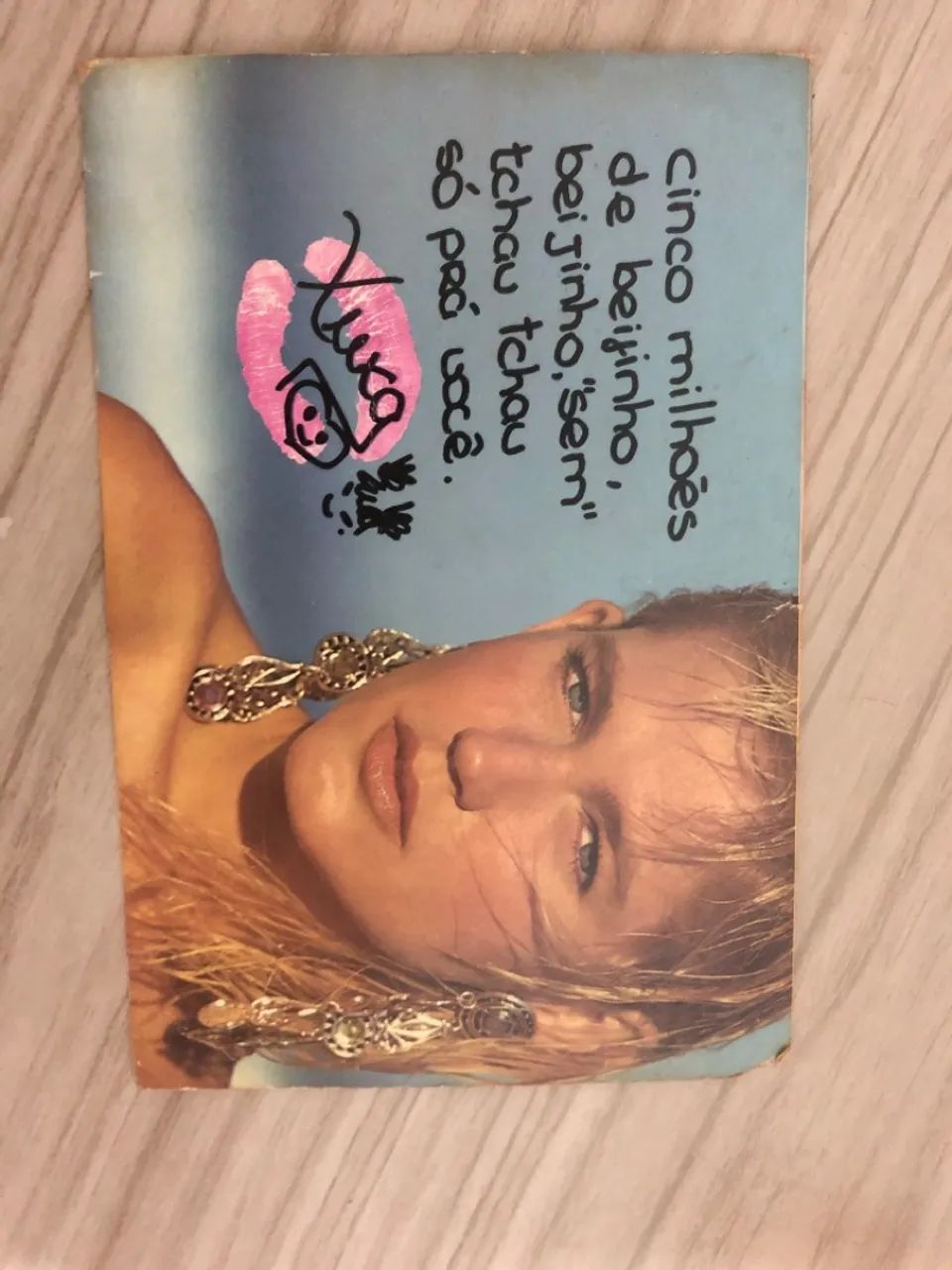 Antigo Postal da Xuxa 