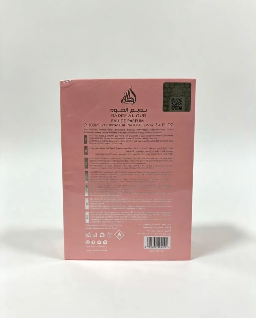Badee Al Oud Noble Blush Lattafa 100ml ? Original Lacrado - Foto 2