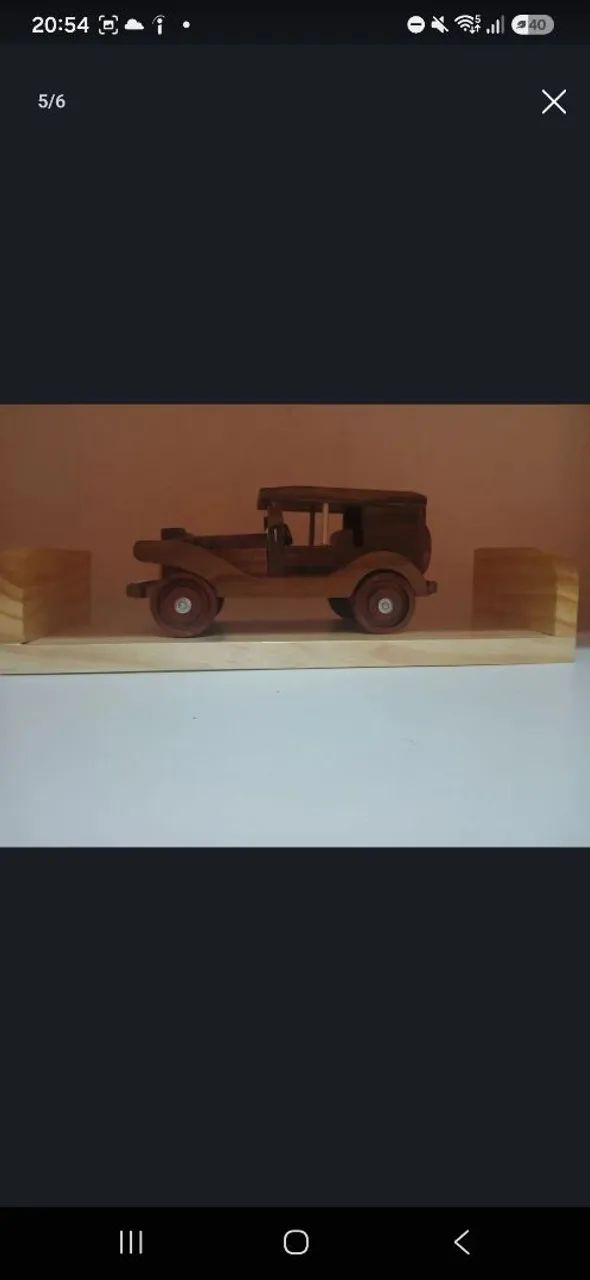 Carro de madeira 