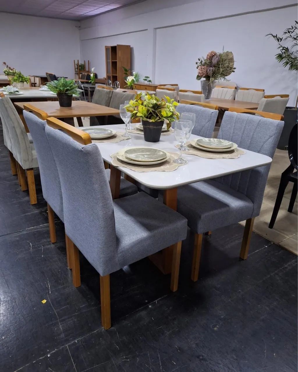 Conjunto mesa de jantar com 4 cadeiras - MEDIDAS 120x80 - Foto 3