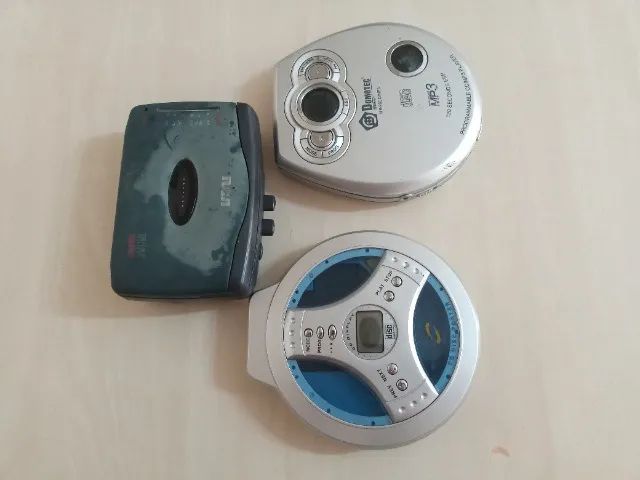Walkman e Diskman - Lote com 3 unidades (defeito) - Foto 2