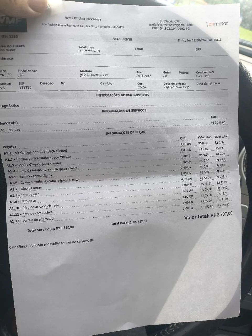 JAC J6 2.0 16V 5P Mec. 2012 - Foto 3