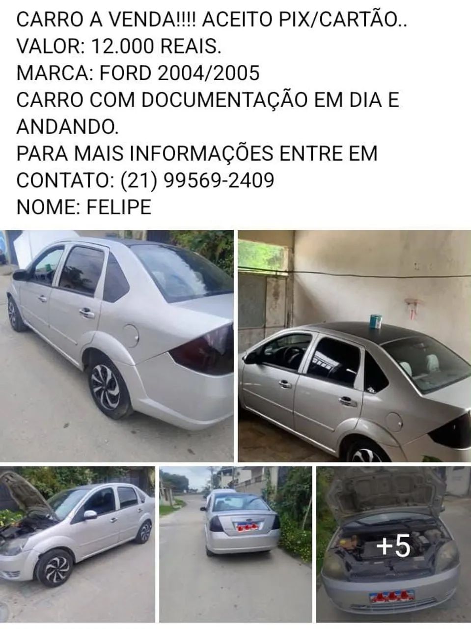 Ford Fiesta Sed. 1.6 8V Flex 4P 2005