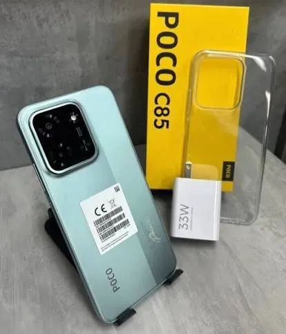 Xiaomi Poco C85 256 GB Verde preto e roxo  - Foto 5