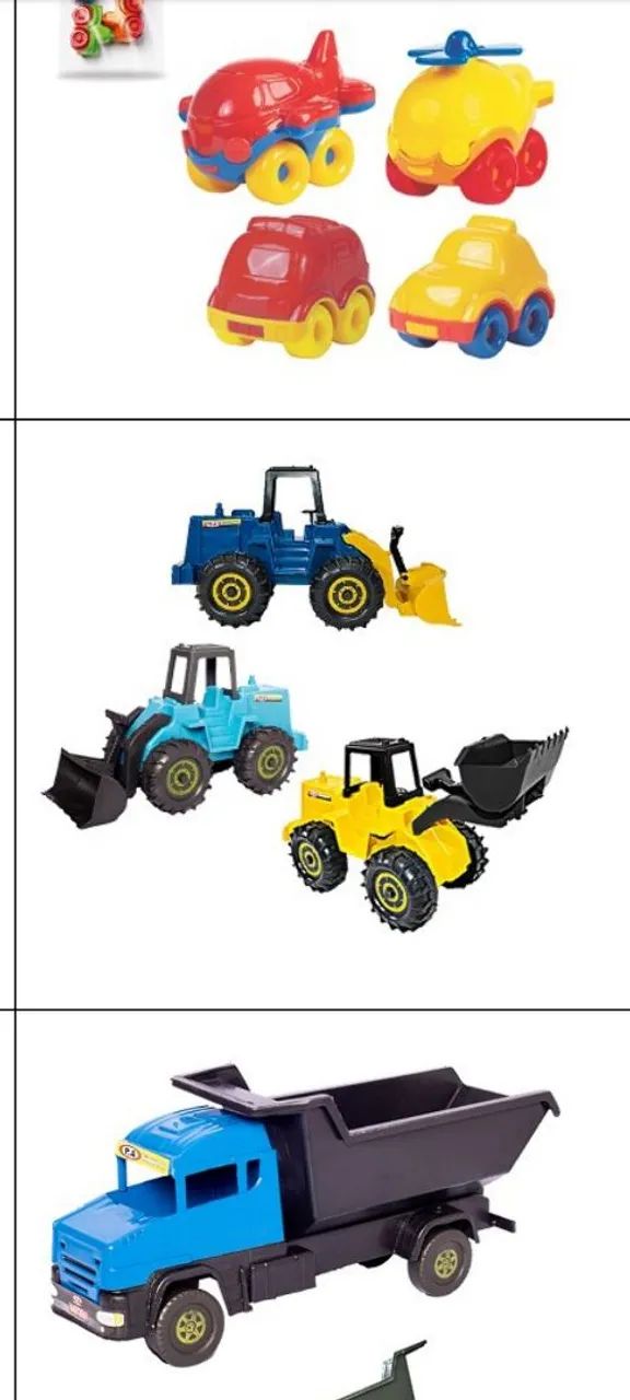 Trator carregadeira 40cm