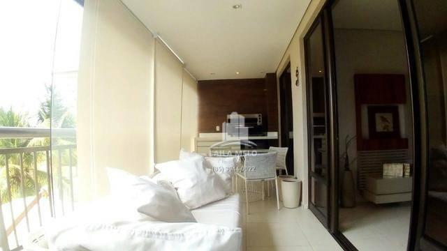 Apartamento mandara kauai,128 m2,3 suites,mobiliado,porto das dunas - Foto 5