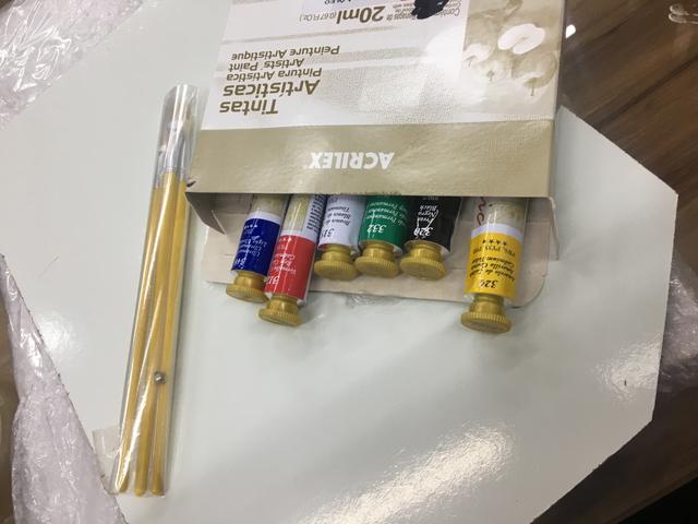 Maleta artística - pintura de tela - Foto 5