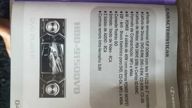 Vendo DVD automotivo marca H Buster modelo 9150 - Foto 2