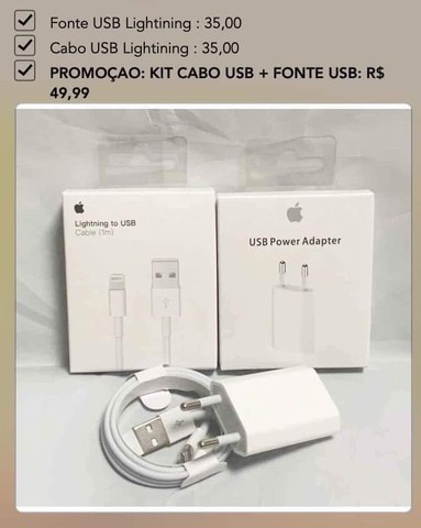 Carregador Turbo Apple USB-C 20W Carga Rápida iPhone iPad - Entrega GRÁTIS  - Foto 4