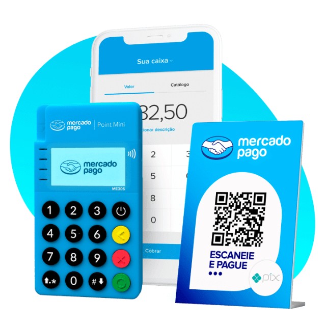 Maquina de cartão Mercado Pago Me30s NFC / Maquininha point mini - Foto 6