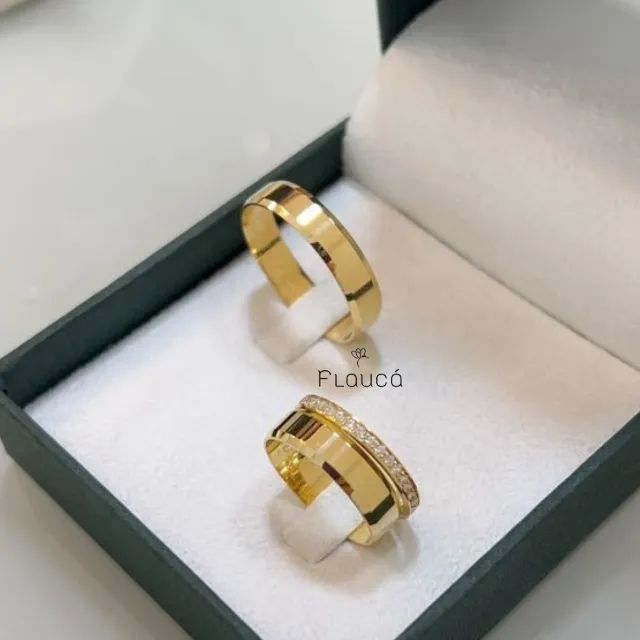 Alianças Casamento Ouro 18k  - Foto 3