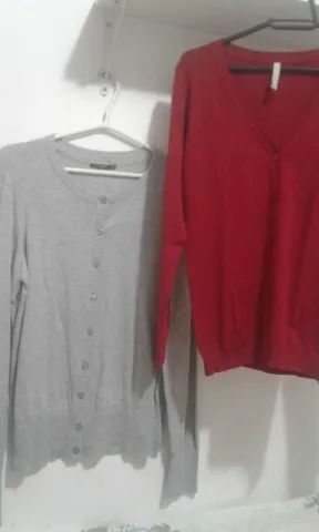 Kit com 2 Cardigans Tamanho M em excelente estado!!!!