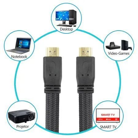 Cabo Hdmi 10 Metros nylon novo lacrado - Foto 5