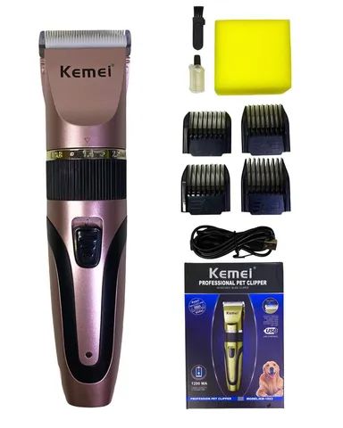 Máquina de Tosa Higiênica Kemei Para Pet