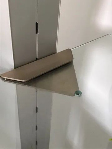 suporte para prateleira de vidro