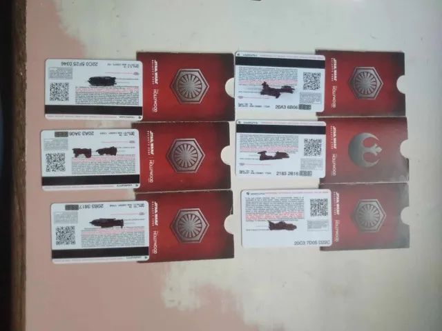 6 Cards Ticket Usados para coleção Cards 50 anos Disney - Foto 5