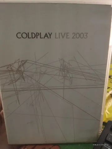 coldplay live 2003 DVD e CD