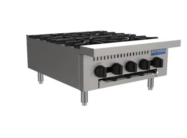 Fogão inox tipo americano Force 4 bocas Refrisul (novo) Alecs