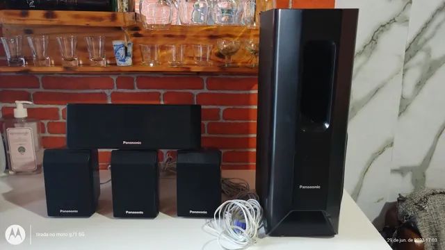 Caixas Panasonic e sub pra home novas. Leia - Foto 2