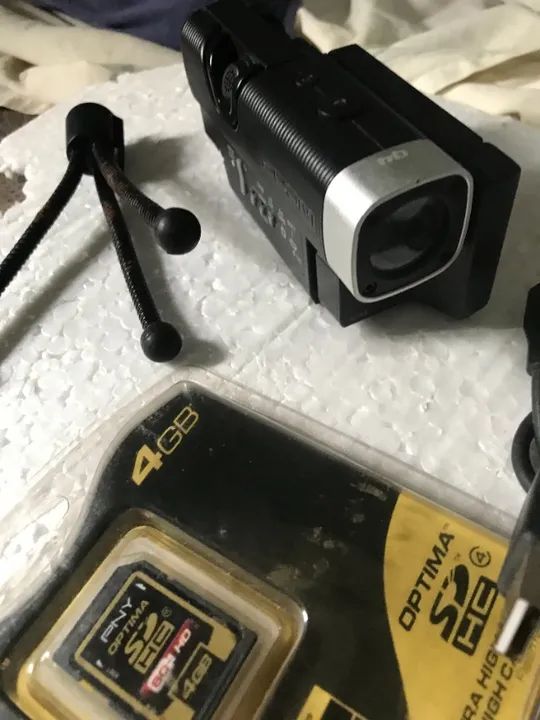 camera pra youtube ou clipe marca zoom hd alta resoluçao + cartão - Foto 3
