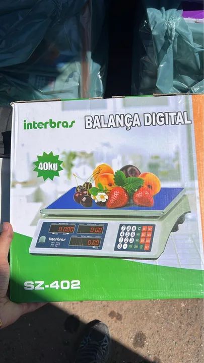 Balança Digital Eletrônica Comercial 40kg Alta Precisão Bivolt