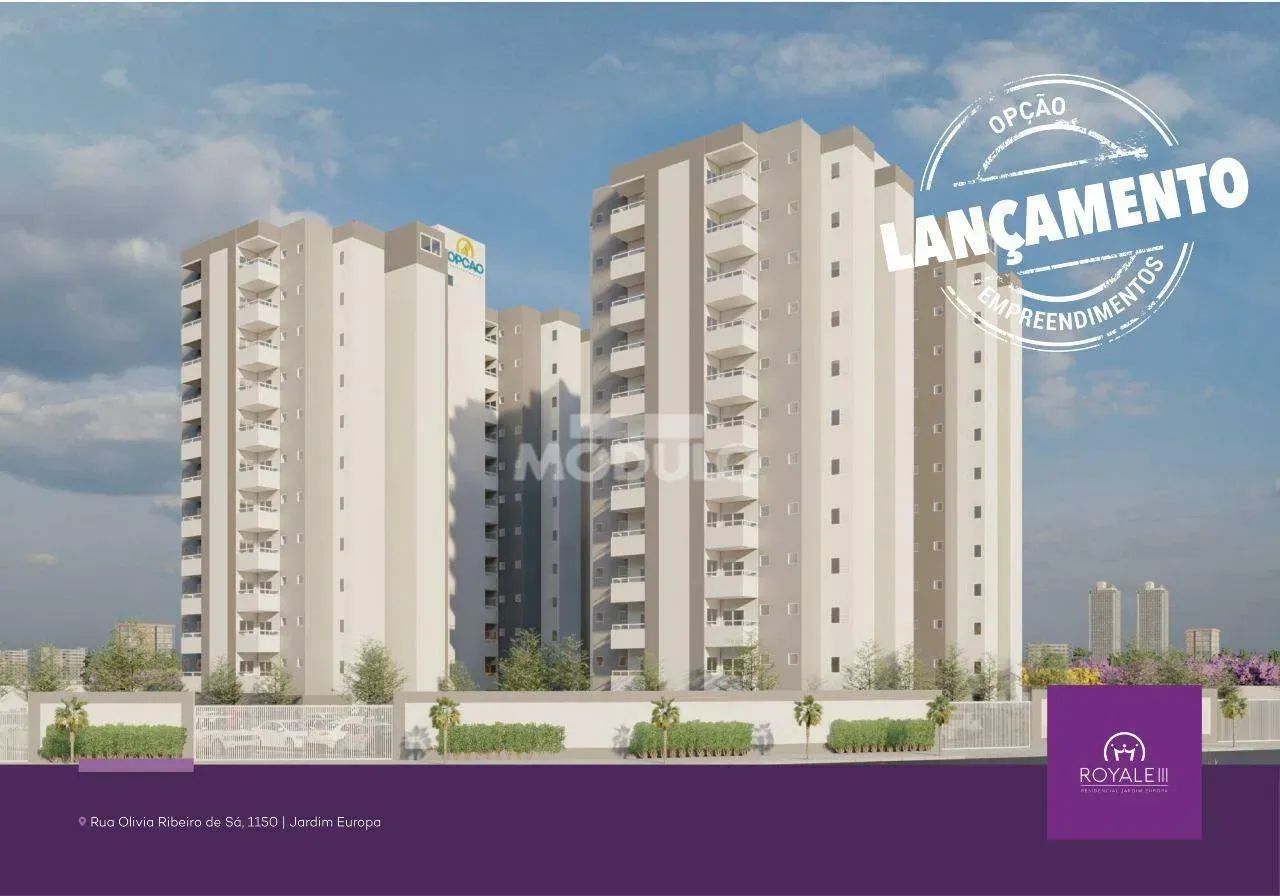 APARTAMENTO à venda, 2 quartos, 1 suíte, 1 vaga, Jardim Europa - Uberlândia/MG