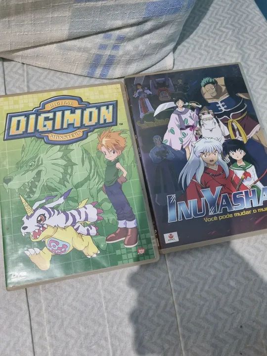 Dvd inuyasha & digimon