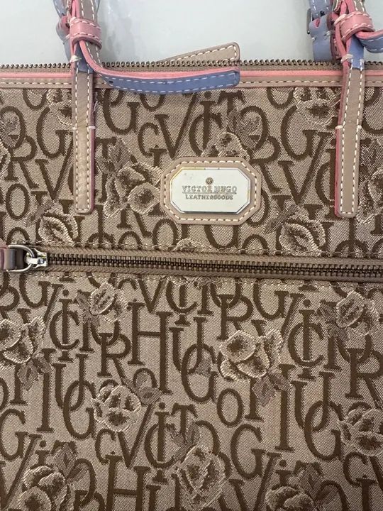 Bolsa Victor Hugo Bege/Jaguard - Foto 4