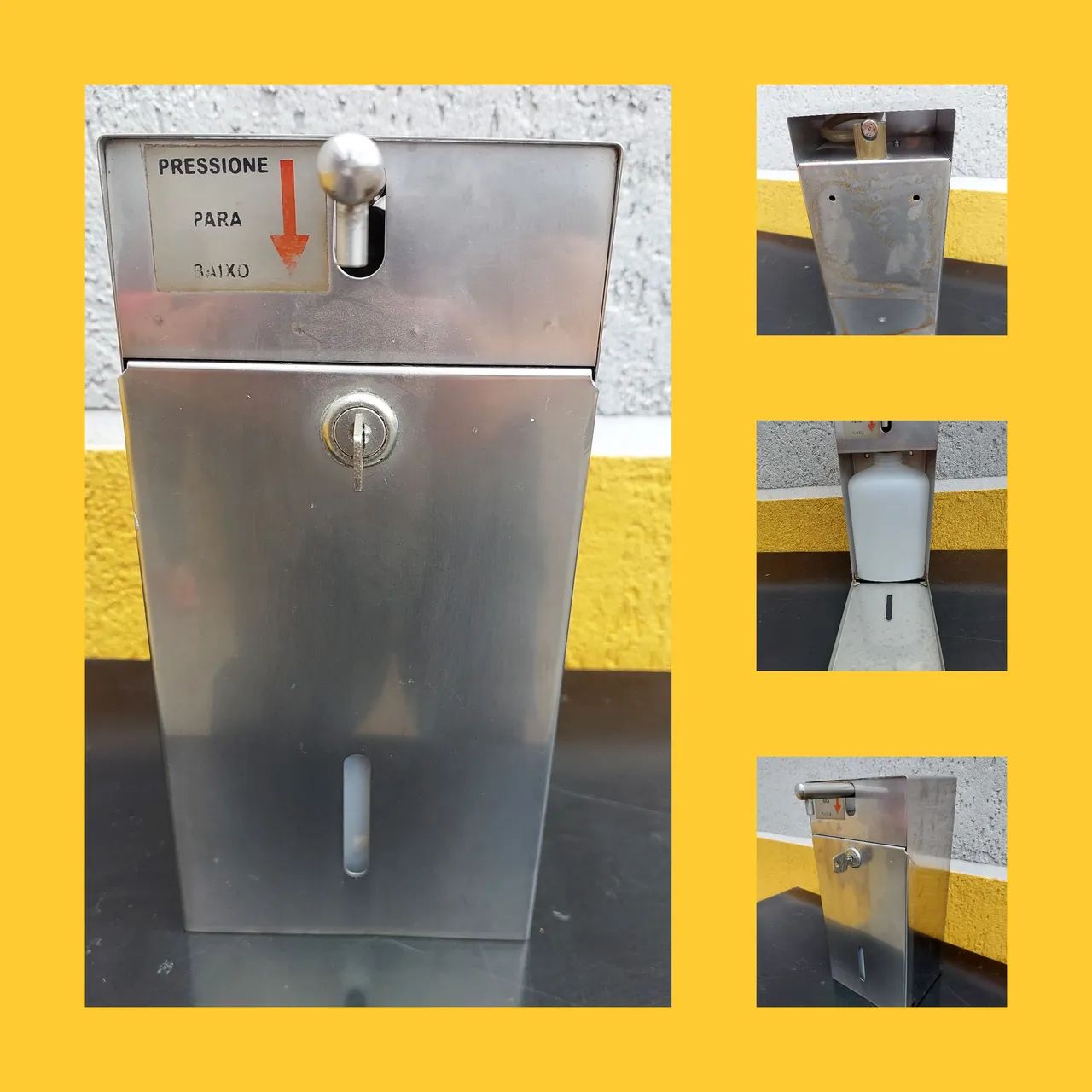 Saboneteira industrial/hospitalar