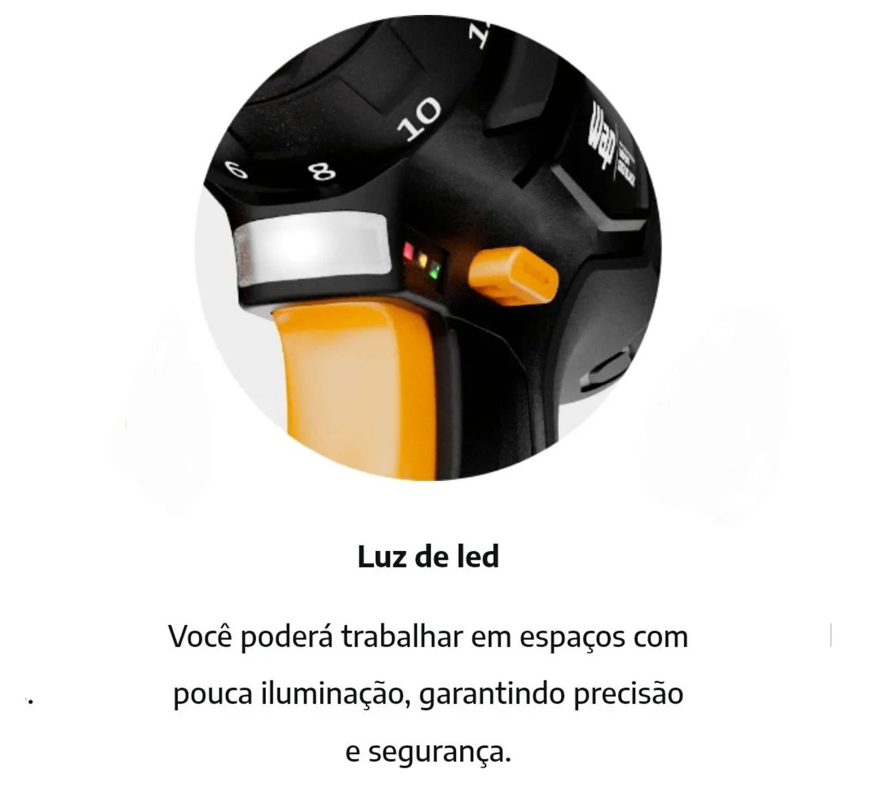 Parafusadeira/Furadeira Wap Black C/ Maleta e Acessórios  - Foto 6