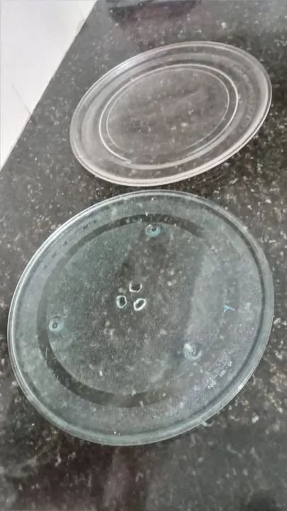 Prato de vidro para microondas - Foto 3