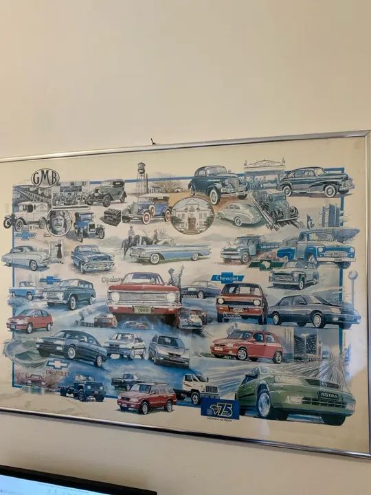 Quadro Chevrolet 75 anos - Foto 2