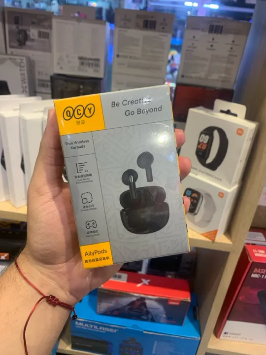 Fone Bluetooth QCY Aily Pods - Novo Lacrado - Parcelamos Sem Jiros