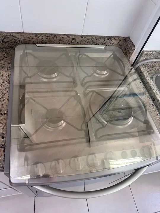Vendo Fogão 4 bocas Inox Eletrolux  - Foto 3