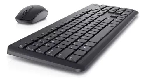 Kit Teclado Mouse Dell Sem Fio Km3322w Wireless Abnt2 Semi novo - Foto 3