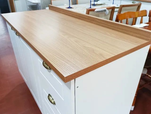 Balcão de Cozinha 02pts / 03 Gavetas Americana 100%MDF. - Foto 4