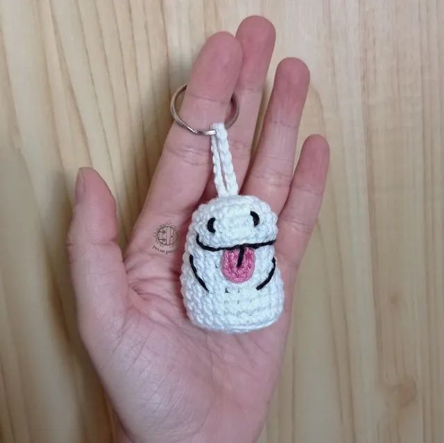 Chaveiro Flork Crochê - Foto 2