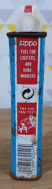 Lata vazia zippo lighter fluid  - Foto 4