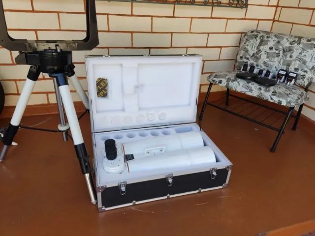 Binóculo telescópio gigante lente 150mm diâmetro 28x, 44x, 88x de aumento - Foto 4