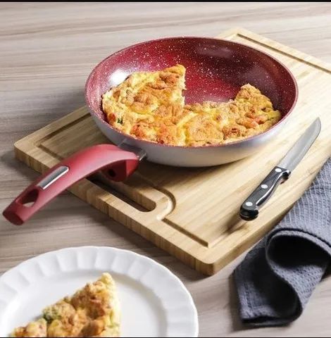 Frigideira de indução Tampa Power Taste 24Cm c/ revestimento cerâmico - La Cuisine - Foto 5