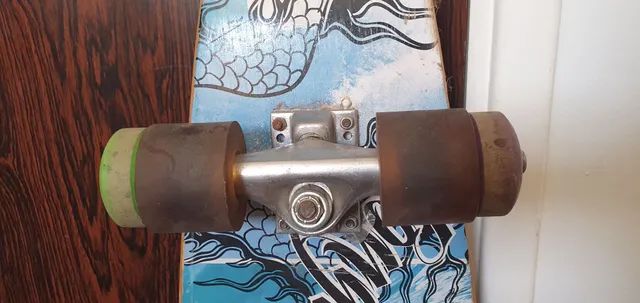 Longboard com rodas extras  - Foto 3