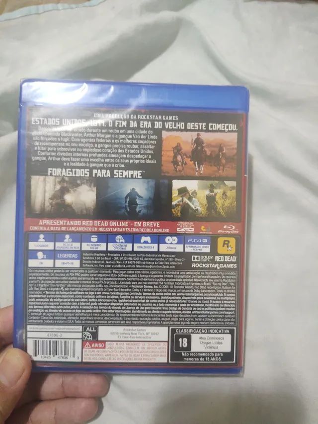 Jogo Red dead redemption 2 (lacrado ) PS4 - Foto 2