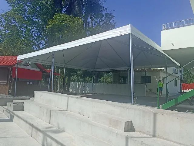 Tenda Tubular 10x10 Galvanizada a Fogo! - Foto 3
