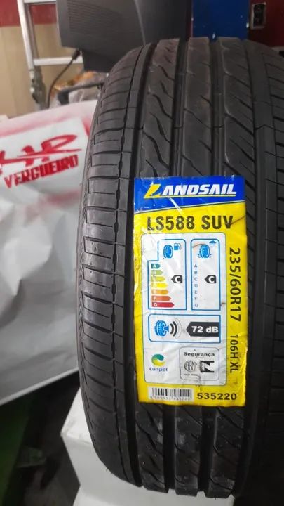 pneu 235/60 17 landsail ls 588 - excelente estado - Foto 2