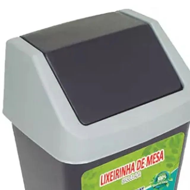 Lixeirinha De Mesa Basculada 2 Lts 25459 Arqplast - Foto 2