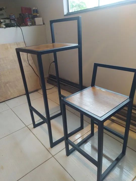 Banquetas alçadas alta e baixa @oficina.57 - Foto 5
